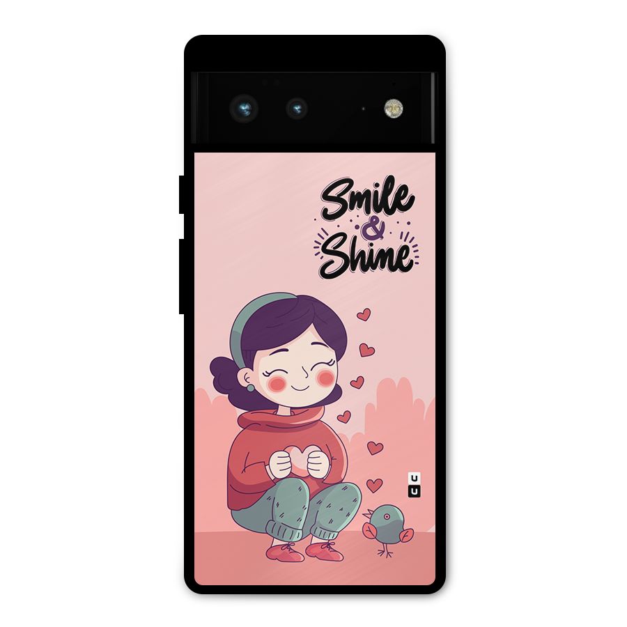 Smile And Shine Metal Back Case for Google Pixel 6