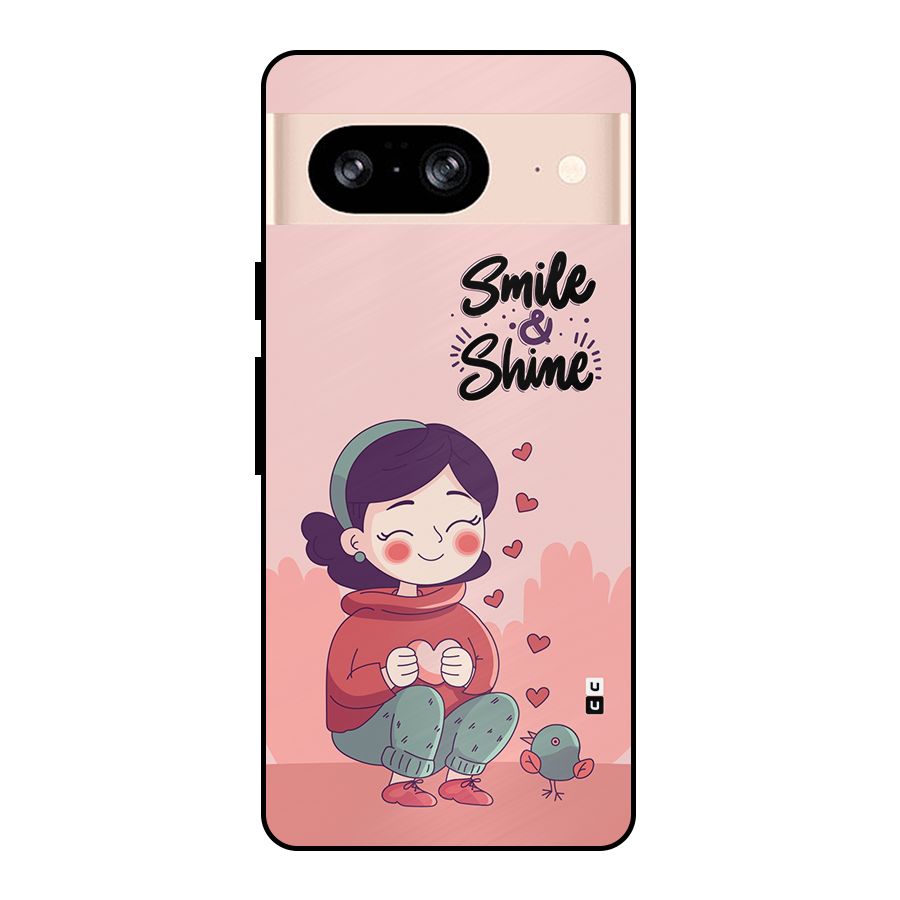 Smile And Shine Metal Back Case for Google Pixel 8