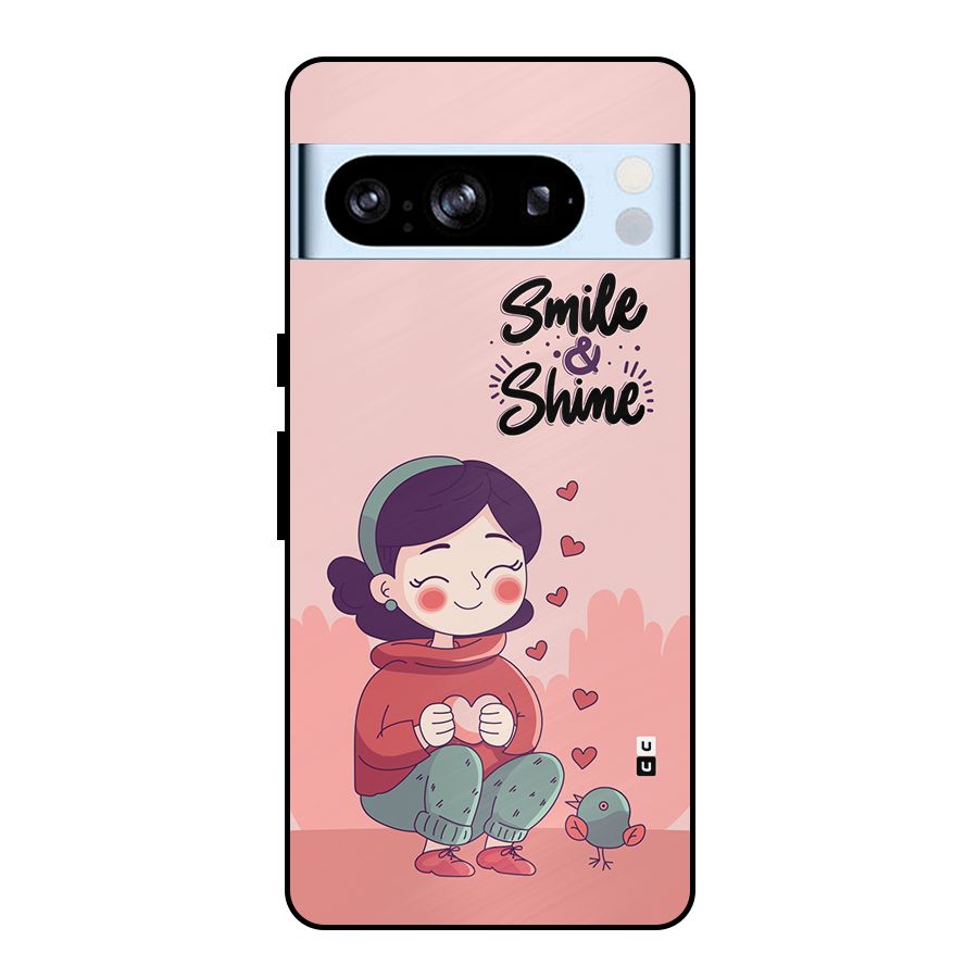 Smile And Shine Metal Back Case for Google Pixel 8 Pro