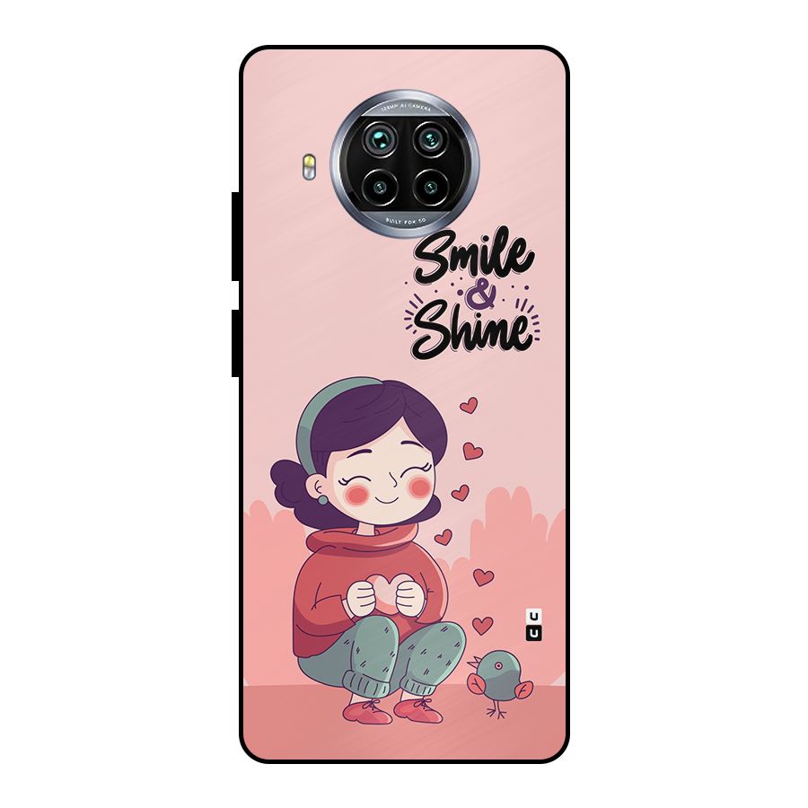 Smile And Shine Metal Back Case for Mi 10i
