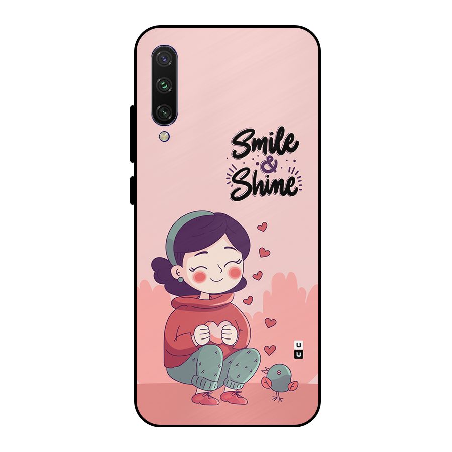 Smile And Shine Metal Back Case for Mi A3