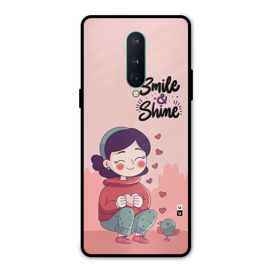 Smile And Shine Metal Back Case for OnePlus 8