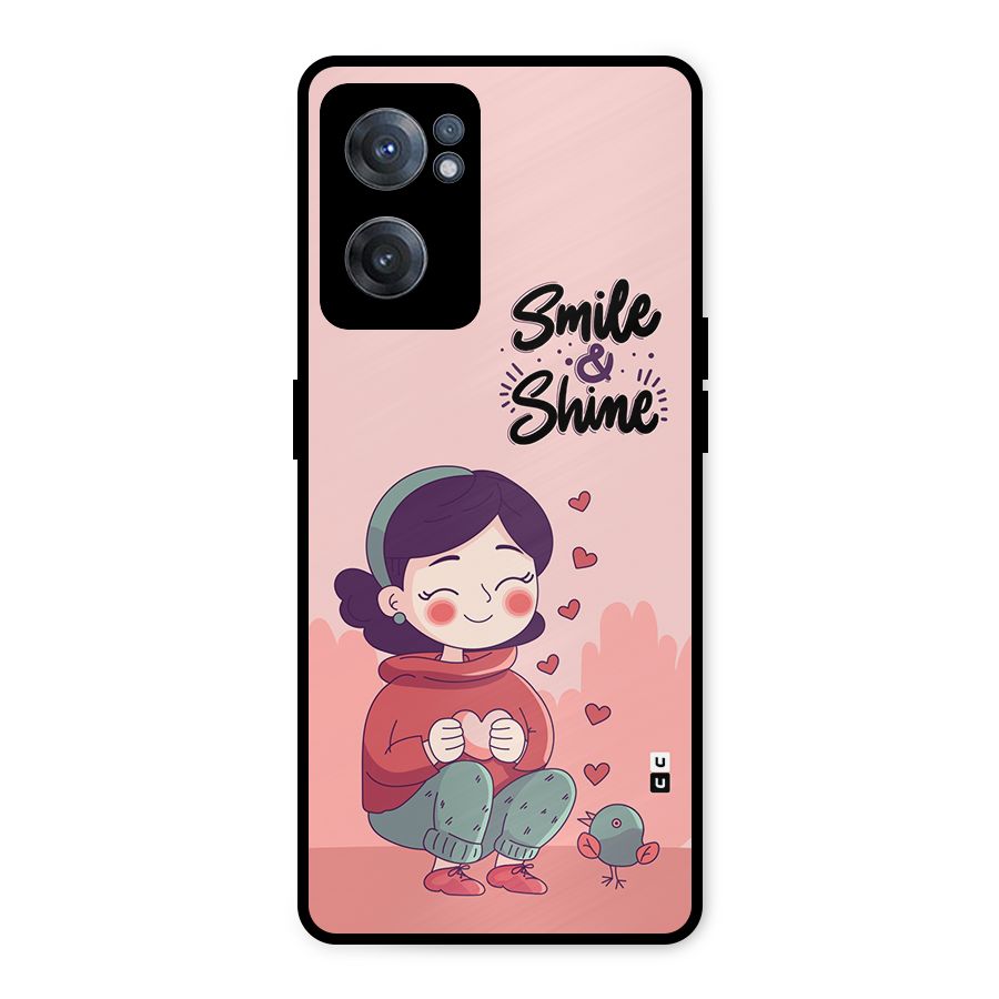 Smile And Shine Metal Back Case for OnePlus Nord CE 2 5G
