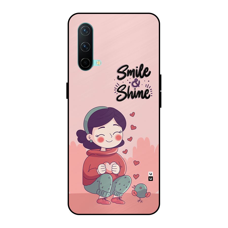 Smile And Shine Metal Back Case for OnePlus Nord CE 5G