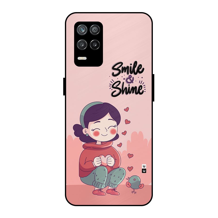 Smile And Shine Metal Back Case for Realme 8 5G
