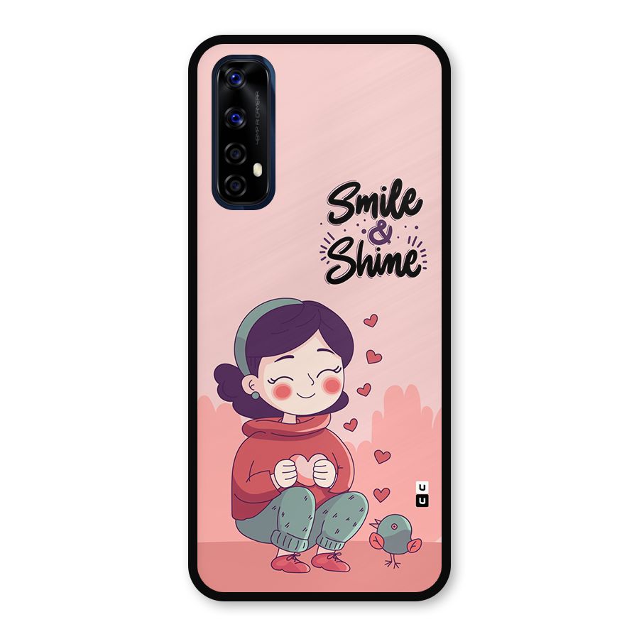 Smile And Shine Metal Back Case for Realme Narzo 20 Pro