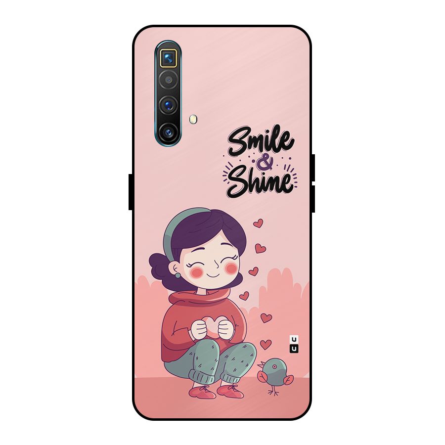Smile And Shine Metal Back Case for Realme X3