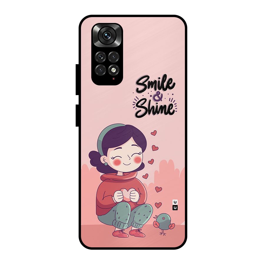 Smile And Shine Metal Back Case for Redmi Note 11 Pro Plus 5G