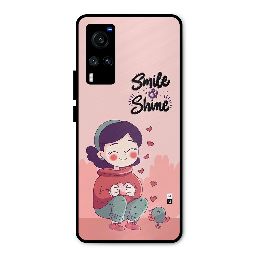 Smile And Shine Metal Back Case for Vivo X60