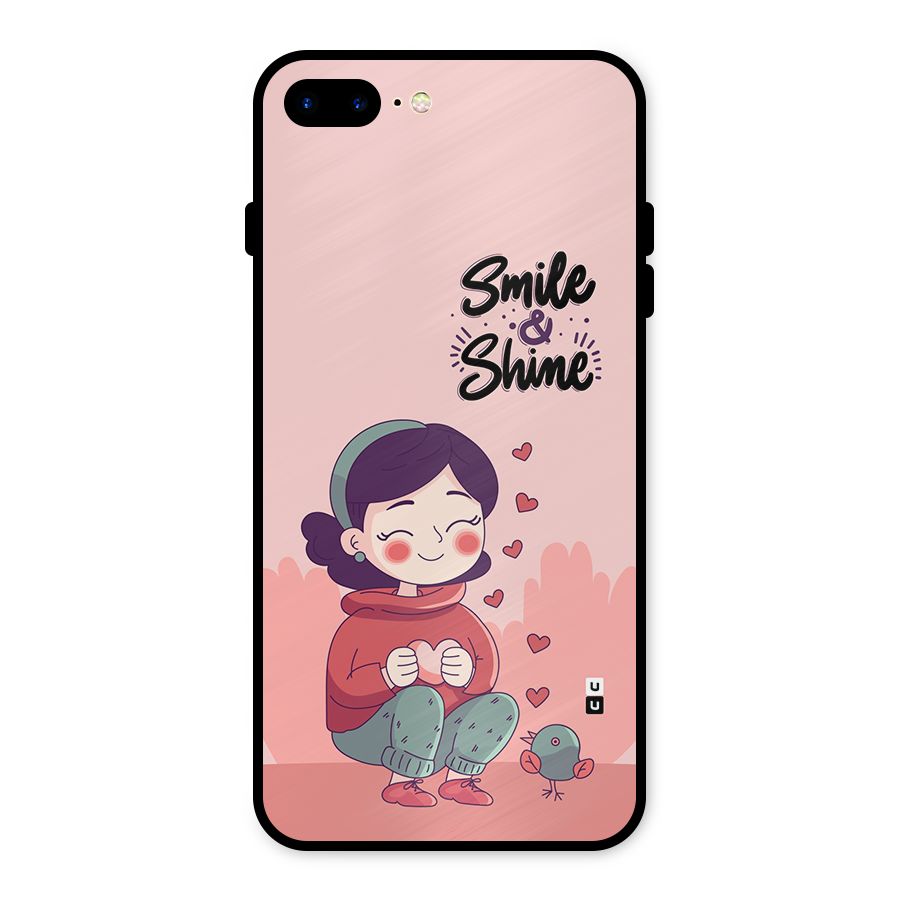 Smile And Shine Metal Back Case for iPhone 7 Plus