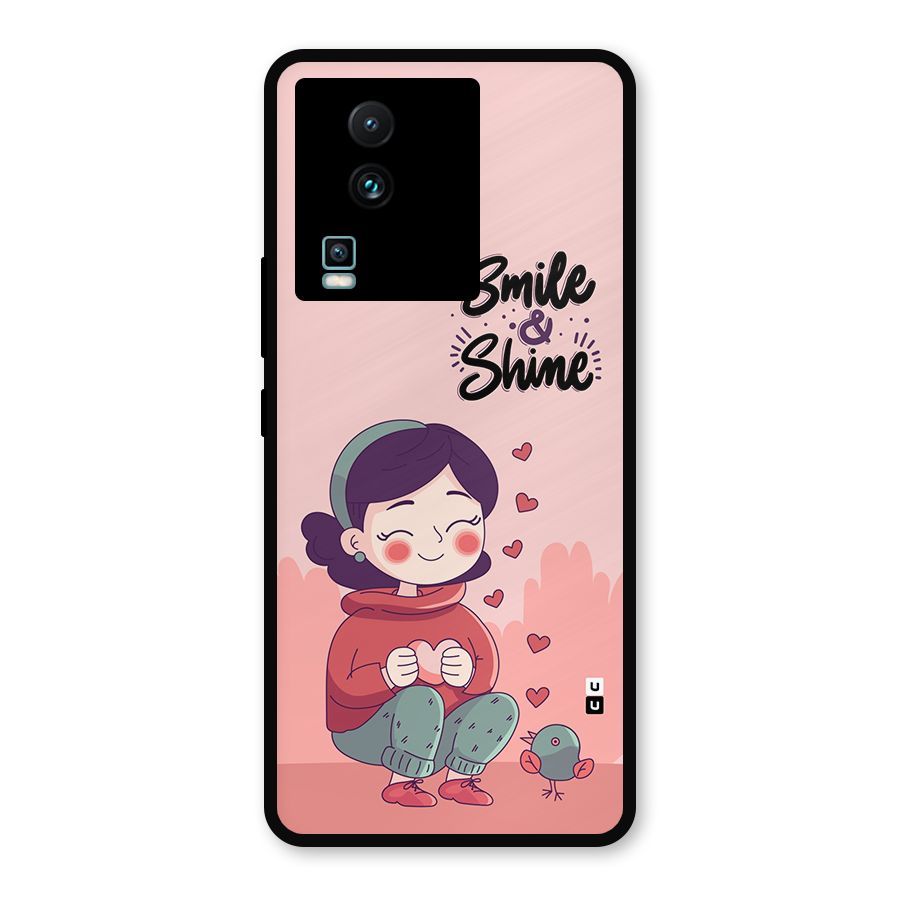 Smile And Shine Metal Back Case for iQOO Neo 7 Pro