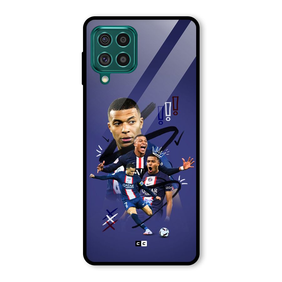 Socccer Star Qatar Glass Back Case for Galaxy F62