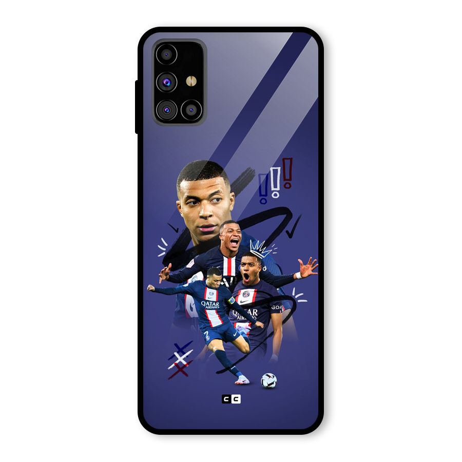 Socccer Star Qatar Glass Back Case for Galaxy M31s