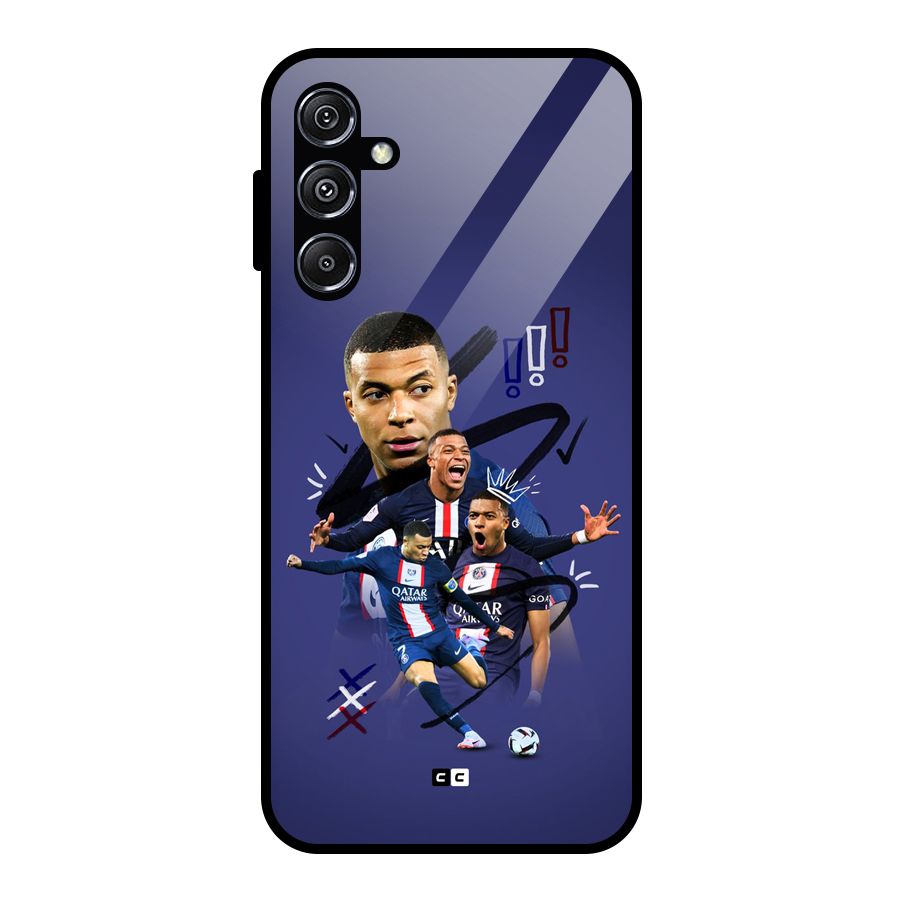 Socccer Star Qatar Glass Back Case for Galaxy M34 5G