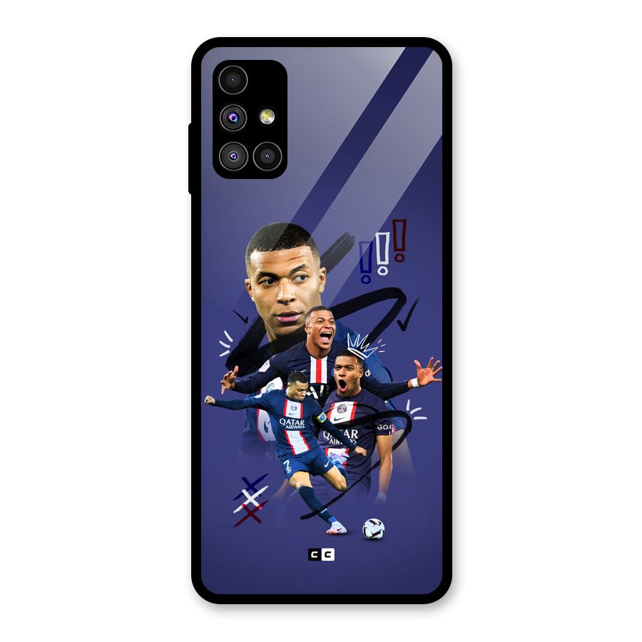 Socccer Star Qatar Glass Back Case for Galaxy M51