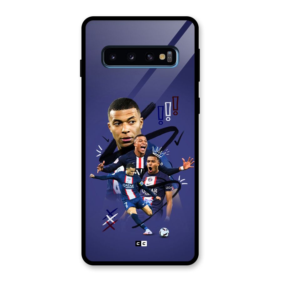 Socccer Star Qatar Glass Back Case for Galaxy S10