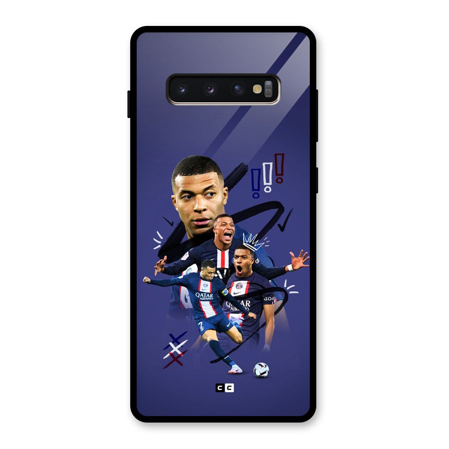 Socccer Star Qatar Glass Back Case for Galaxy S10 Plus