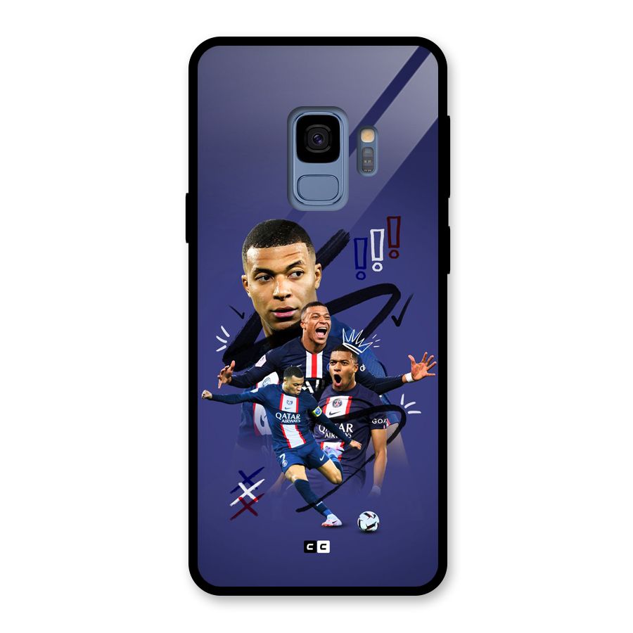 Socccer Star Qatar Glass Back Case for Galaxy S9