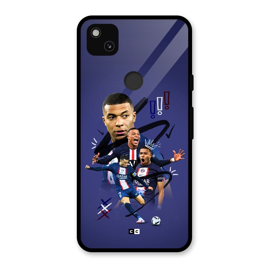 Socccer Star Qatar Glass Back Case for Google Pixel 4a