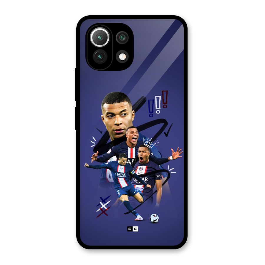 Socccer Star Qatar Glass Back Case for Mi 11 Lite NE 5G