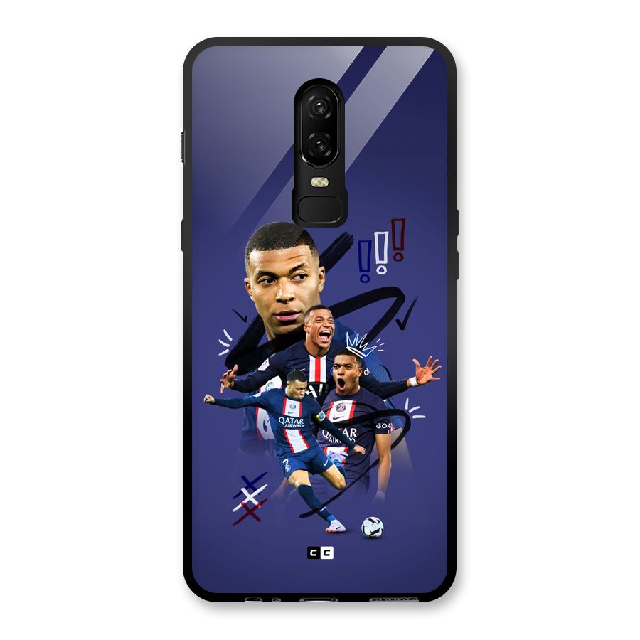 Socccer Star Qatar Glass Back Case for OnePlus 6