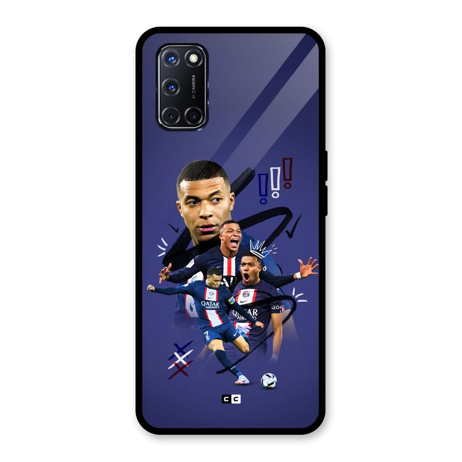 Socccer Star Qatar Glass Back Case for Oppo A52