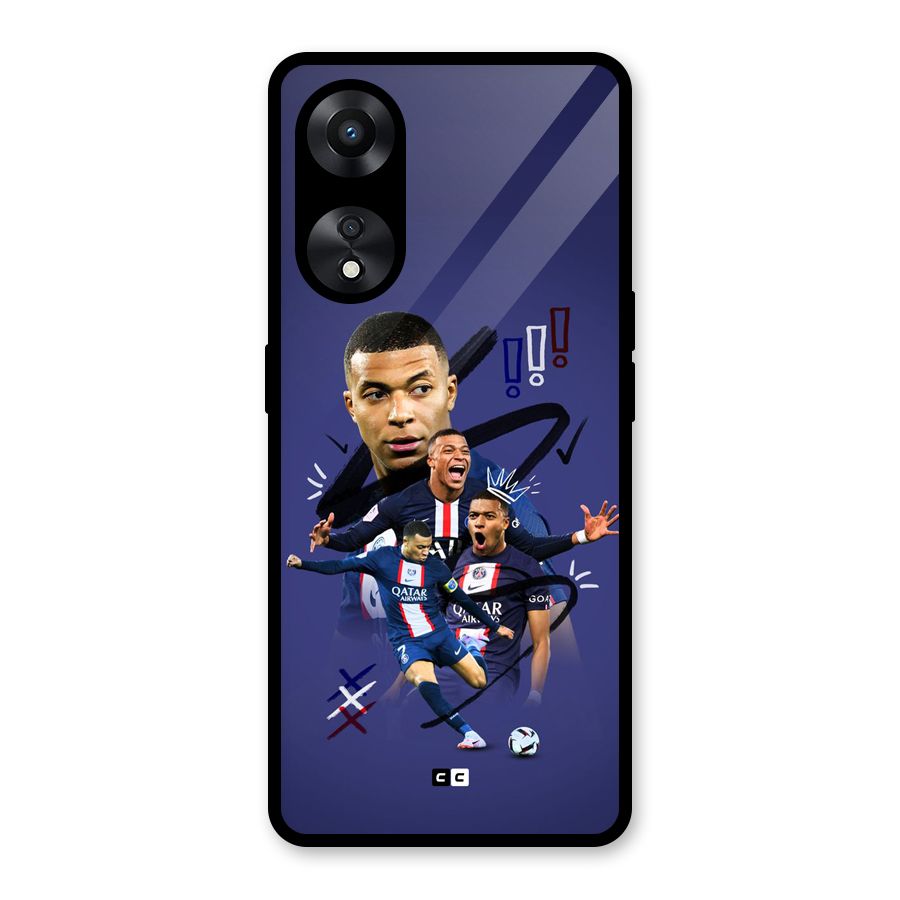 Socccer Star Qatar Glass Back Case for Oppo A78