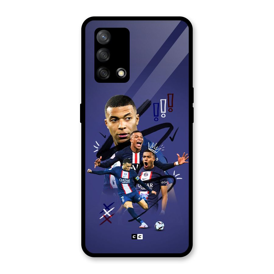 Socccer Star Qatar Glass Back Case for Oppo F19s