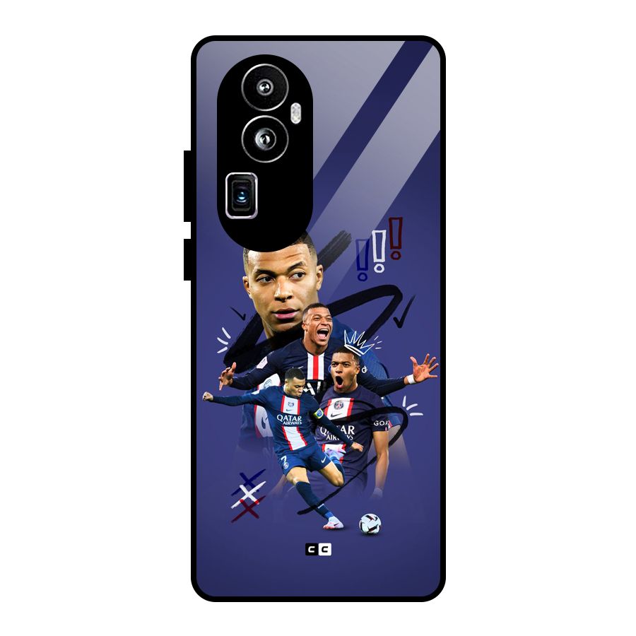 Socccer Star Qatar Glass Back Case for Oppo Reno10 Pro Plus
