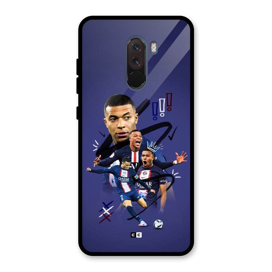 Socccer Star Qatar Glass Back Case for Poco F1