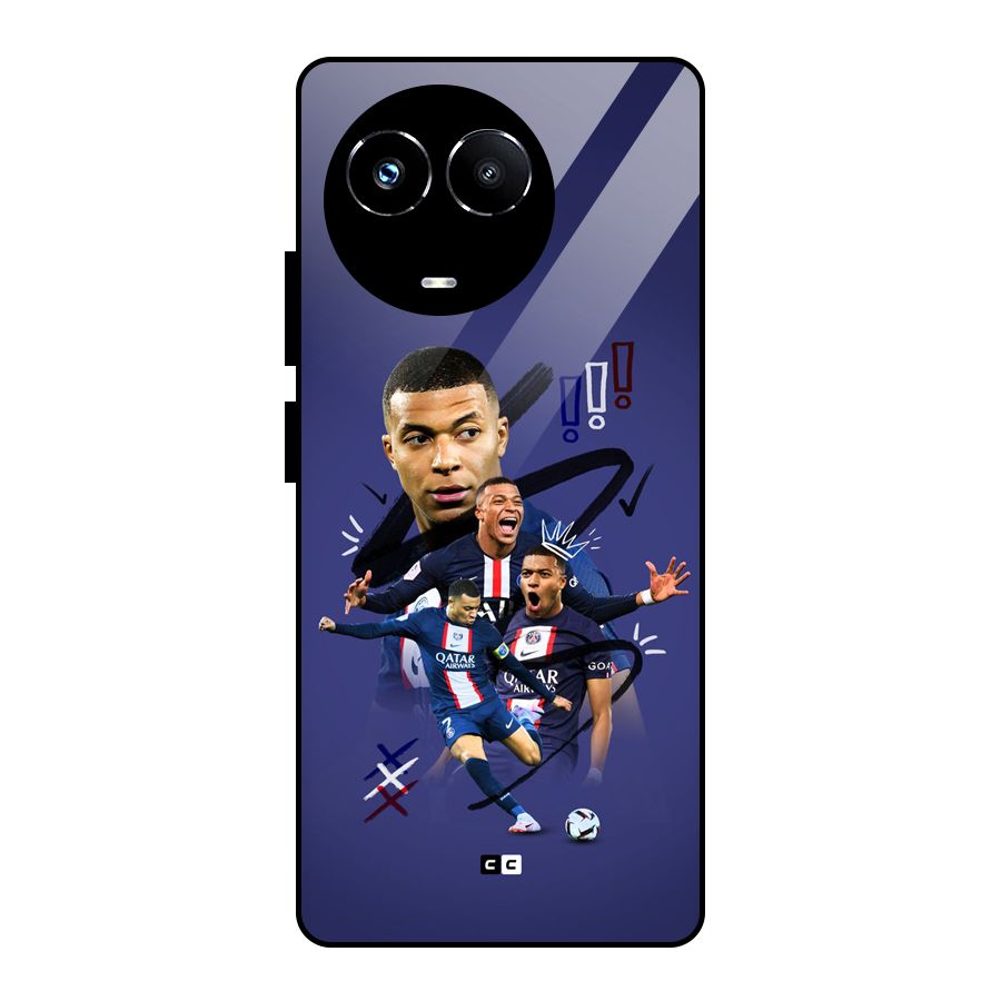Socccer Star Qatar Glass Back Case for Realme 11X
