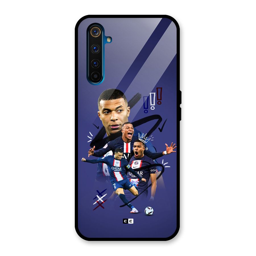Socccer Star Qatar Glass Back Case for Realme 6 Pro