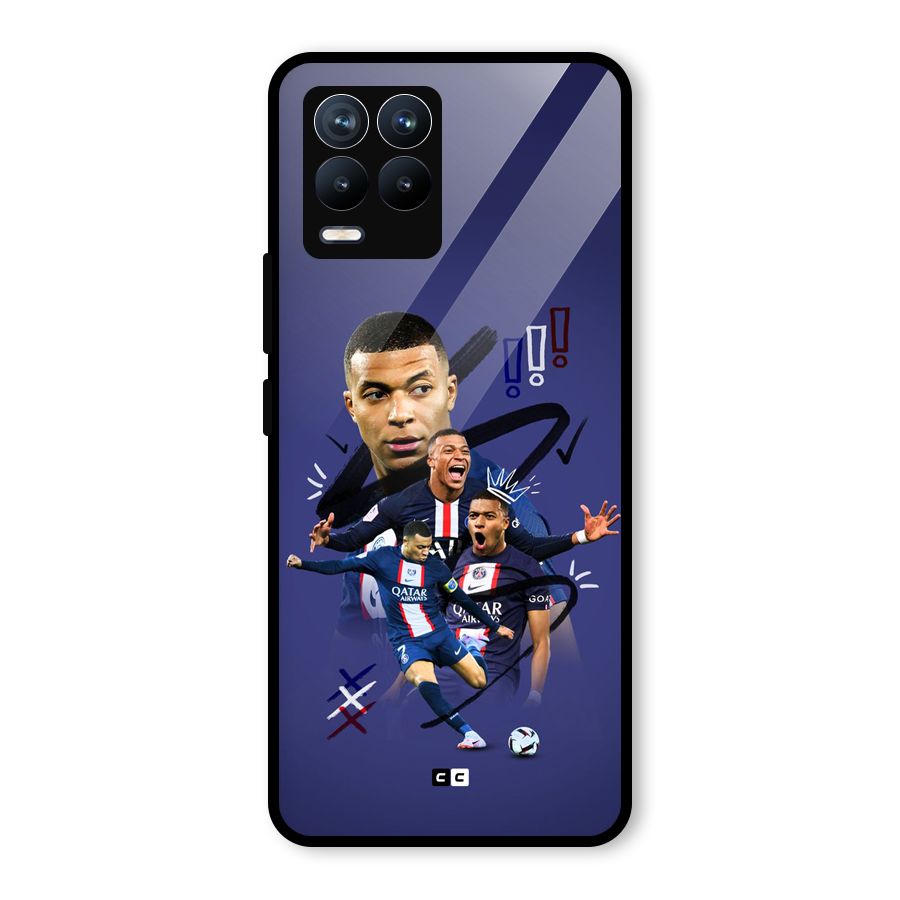Socccer Star Qatar Glass Back Case for Realme 8