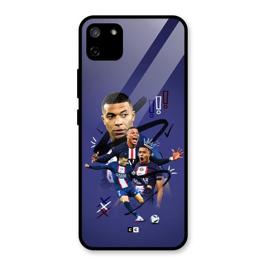 Socccer Star Qatar Glass Back Case for Realme C11