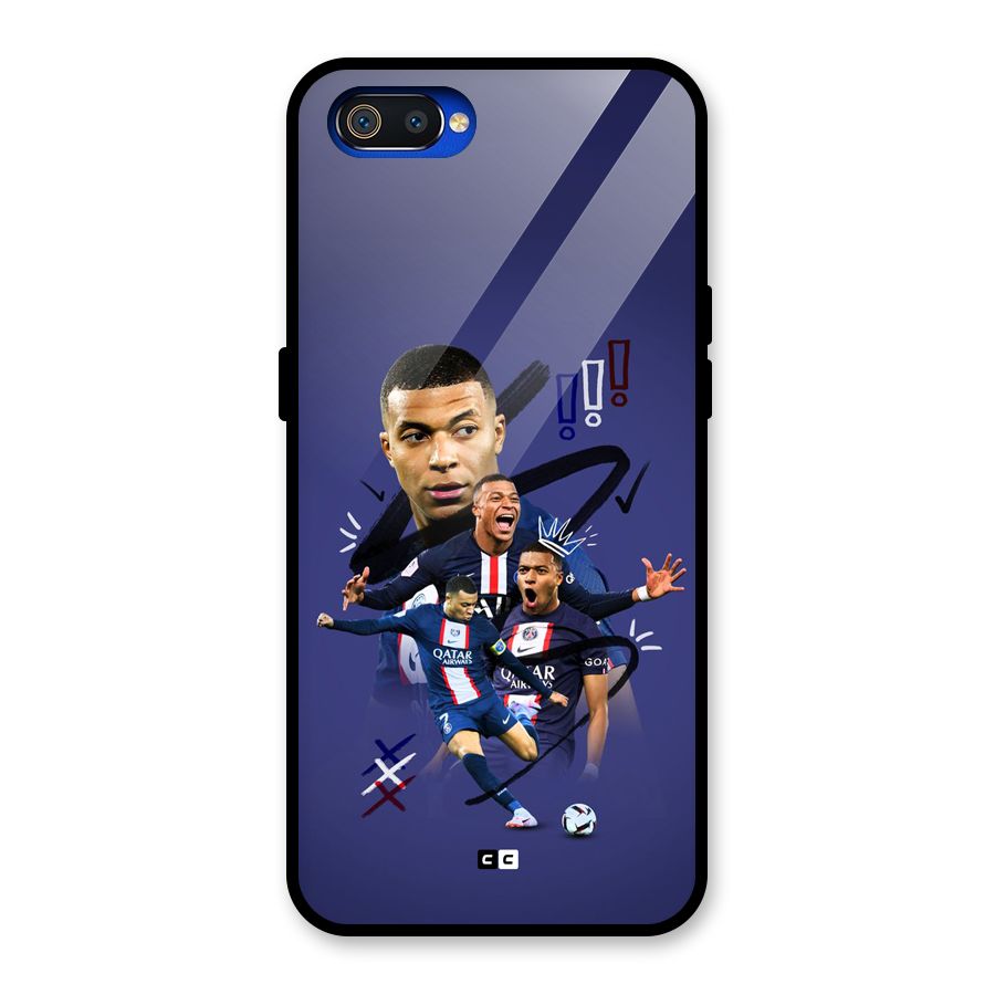 Socccer Star Qatar Glass Back Case for Realme C2