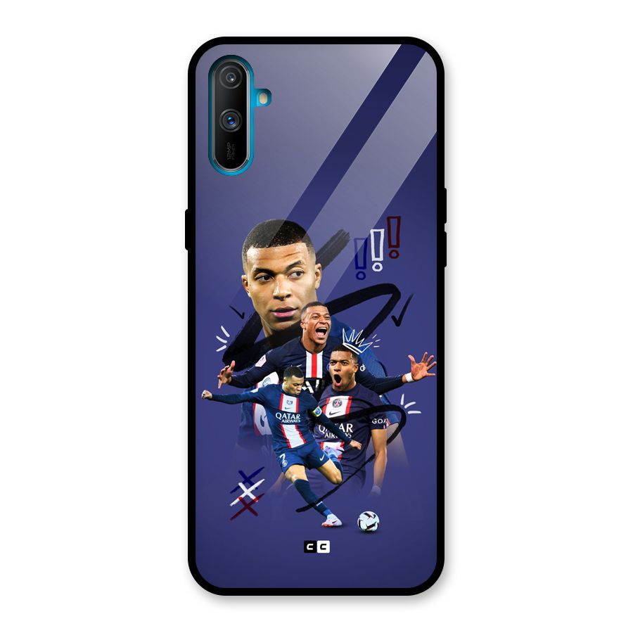 Socccer Star Qatar Glass Back Case for Realme C3