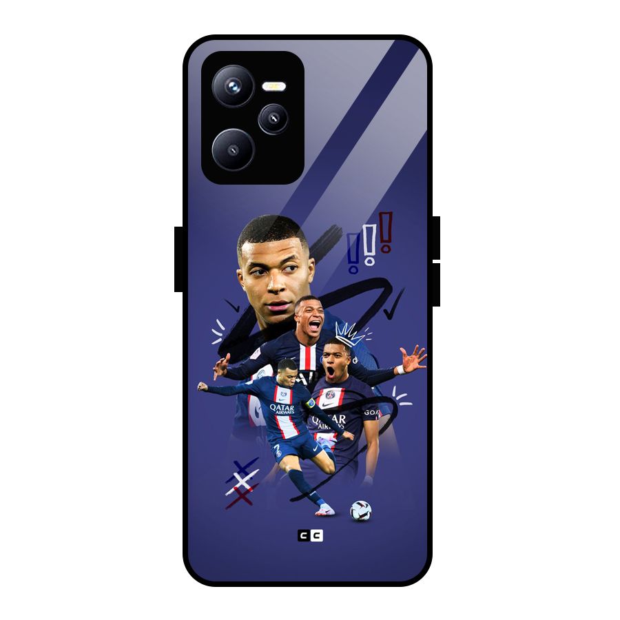 Socccer Star Qatar Glass Back Case for Realme C35