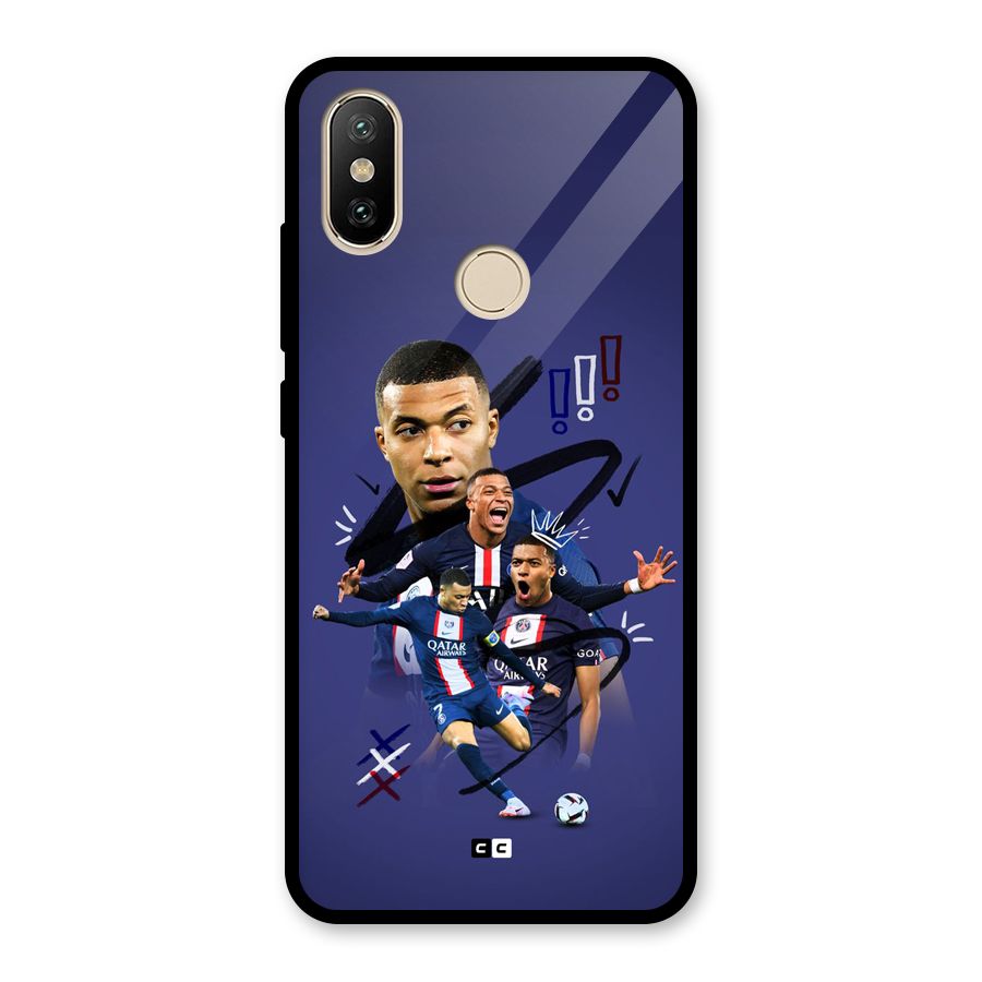 Socccer Star Qatar Glass Back Case for Redmi A2