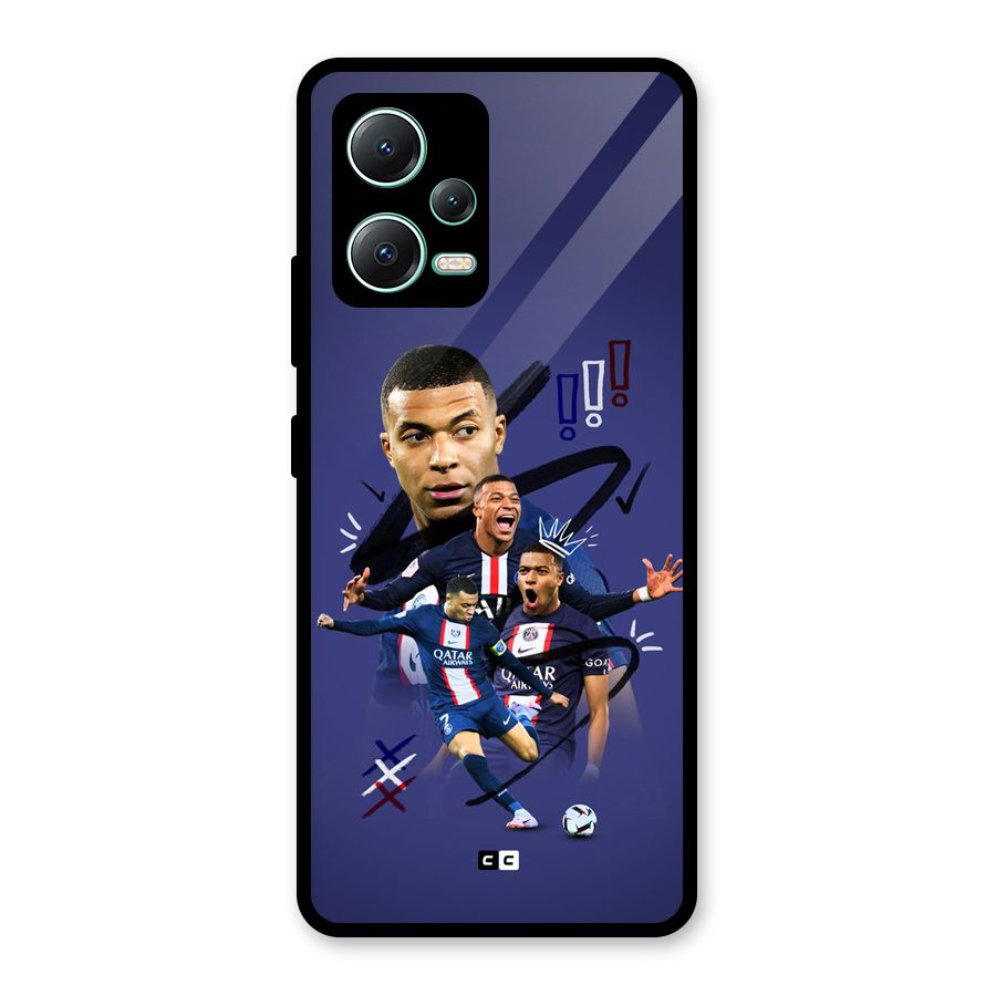 Socccer Star Qatar Glass Back Case for Redmi Note 12 5G