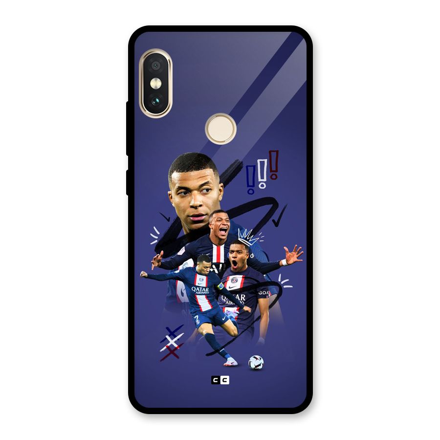 Socccer Star Qatar Glass Back Case for Redmi Note 5 Pro