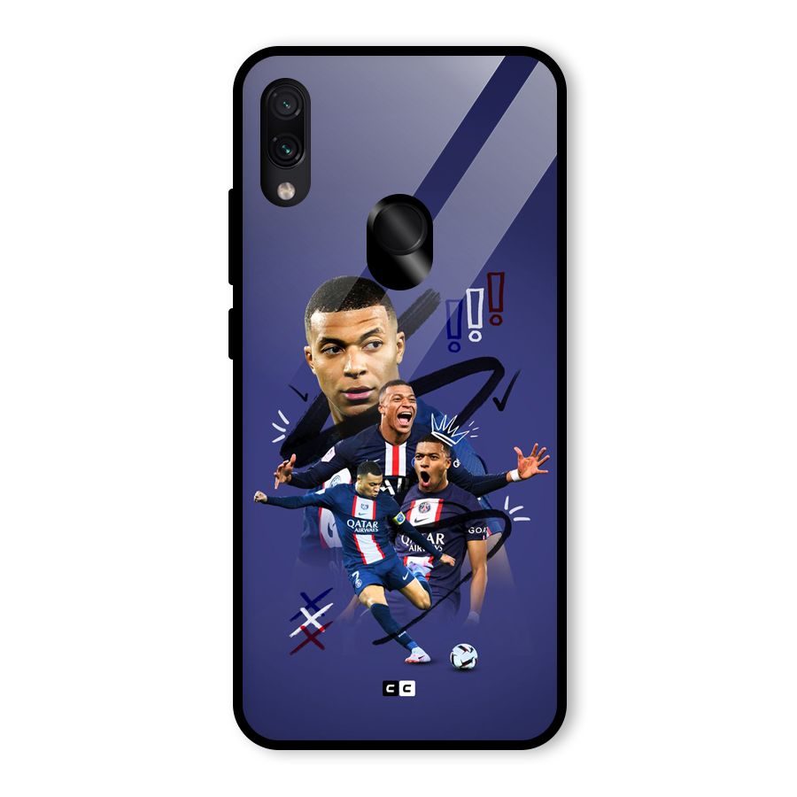 Socccer Star Qatar Glass Back Case for Redmi Note 7S