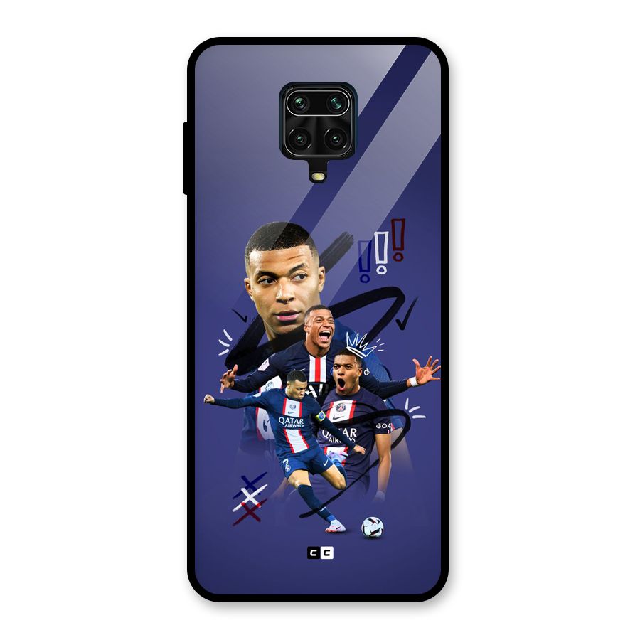 Socccer Star Qatar Glass Back Case for Redmi Note 9 Pro