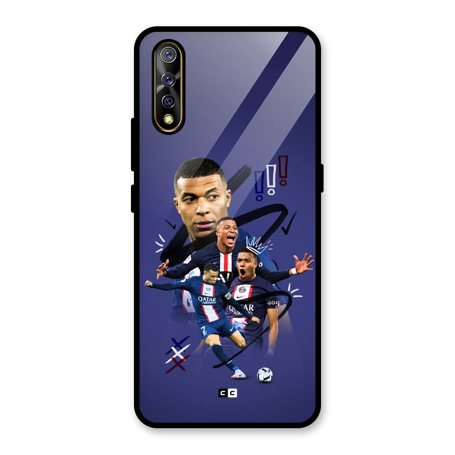 Socccer Star Qatar Glass Back Case for Vivo S1