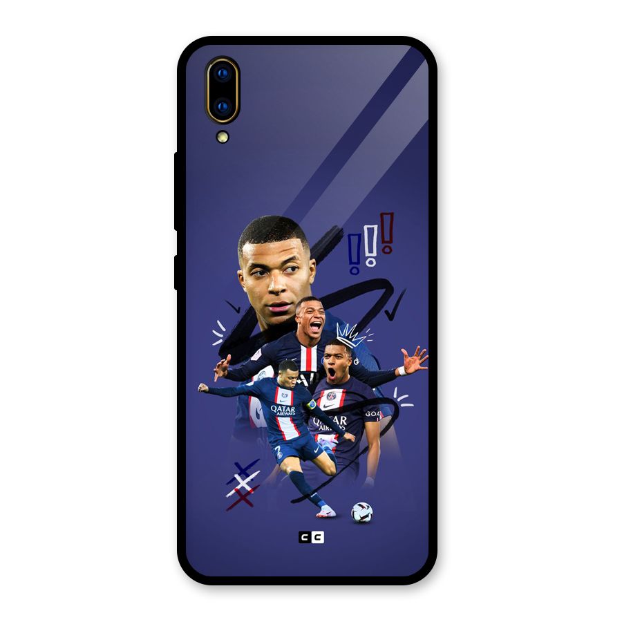 Socccer Star Qatar Glass Back Case for Vivo V11 Pro