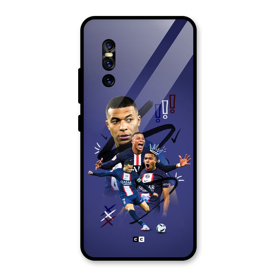 Socccer Star Qatar Glass Back Case for Vivo V15 Pro