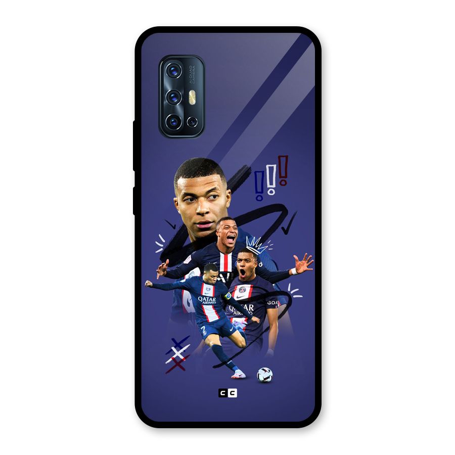 Socccer Star Qatar Glass Back Case for Vivo V17