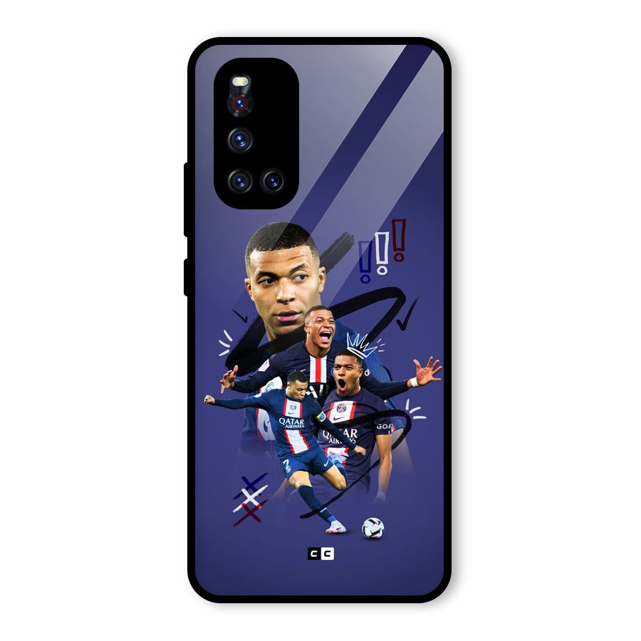 Socccer Star Qatar Glass Back Case for Vivo V19