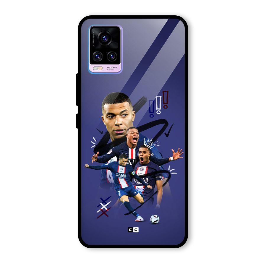 Socccer Star Qatar Glass Back Case for Vivo V20 Pro