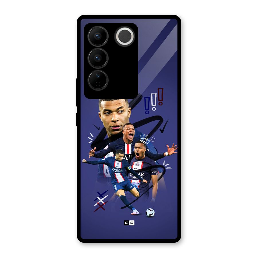 Socccer Star Qatar Glass Back Case for Vivo V27