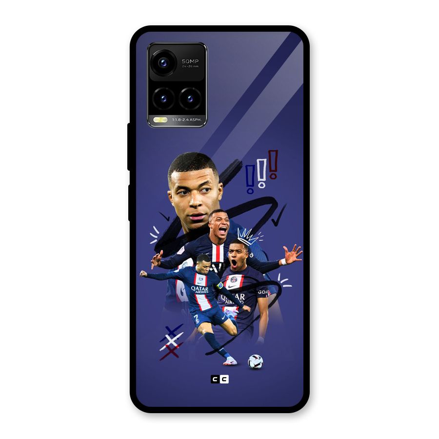 Socccer Star Qatar Glass Back Case for Vivo Y21T